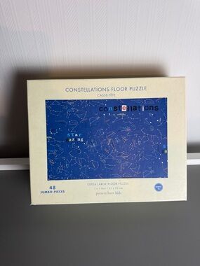 Pottery Barn Kids Constellations Floor Puzzle - Blue  2' x 3' 48 Jumbo Pieces